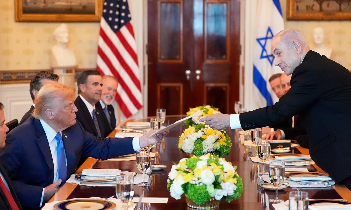 Benjamin Netanyahu propuso nominar a Donald Trump al premio Nobel de la Paz
