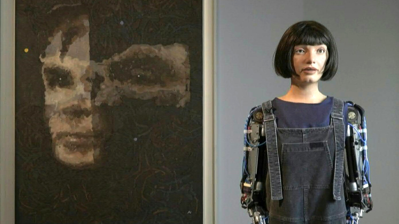 Cuadro creado por una robot es vendido por $1 millón: se llama “A.I. God”