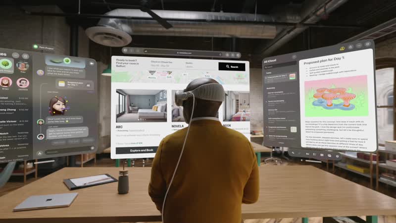 La realidad aumentada disponible en el sistema Vision Pro