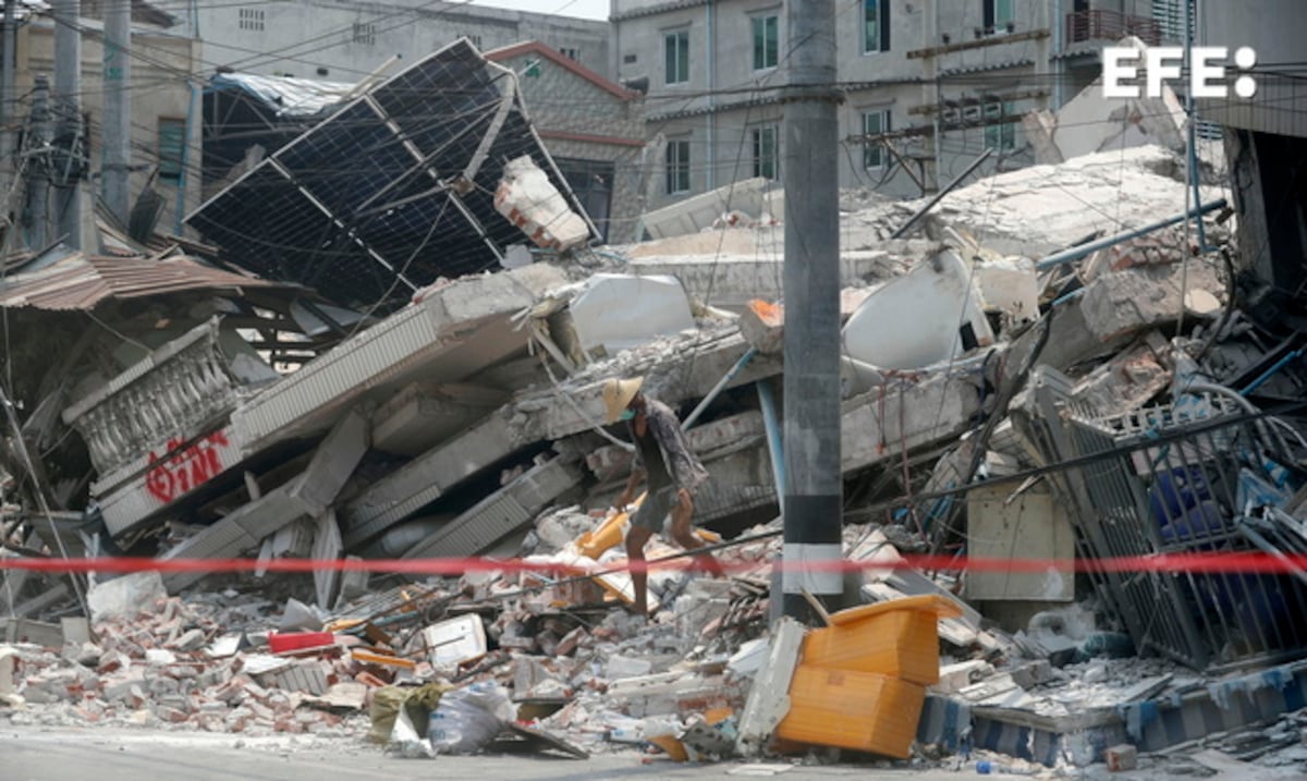 Los fallecidos en el terremoto de Myanmar superan los 3,500