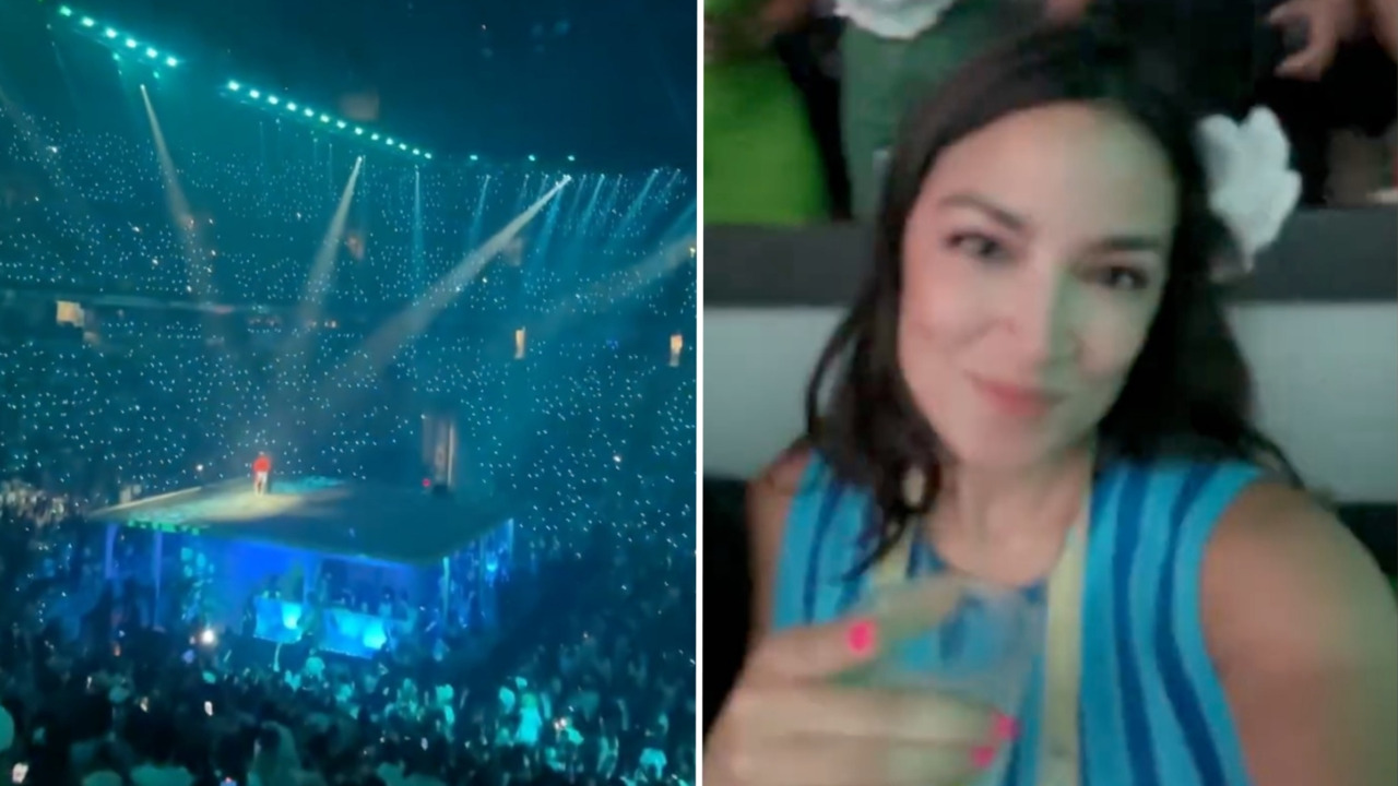 Bad Bunny puso a bailar a Alexandria Ocasio Cortez
