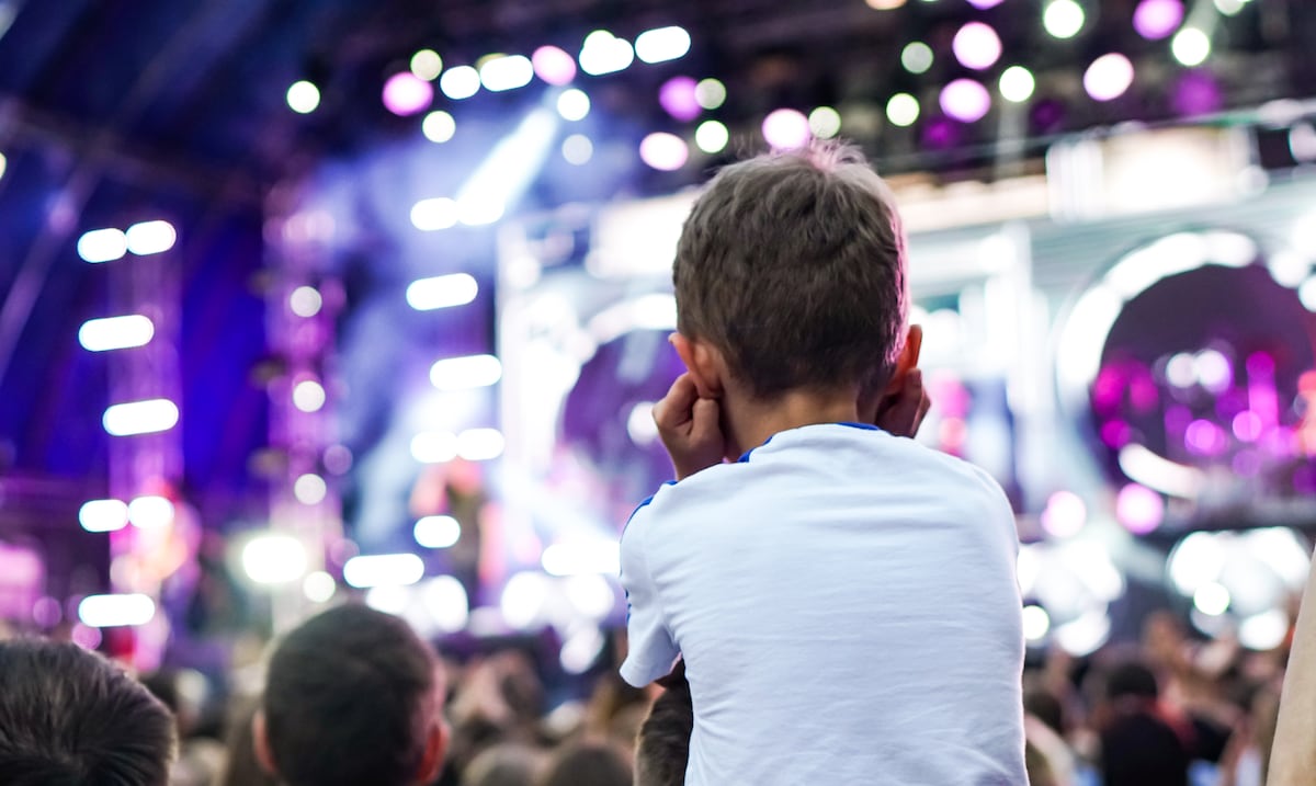 ¿Pérdida auditiva en los niños al exponerlos al alto volumen de los conciertos?