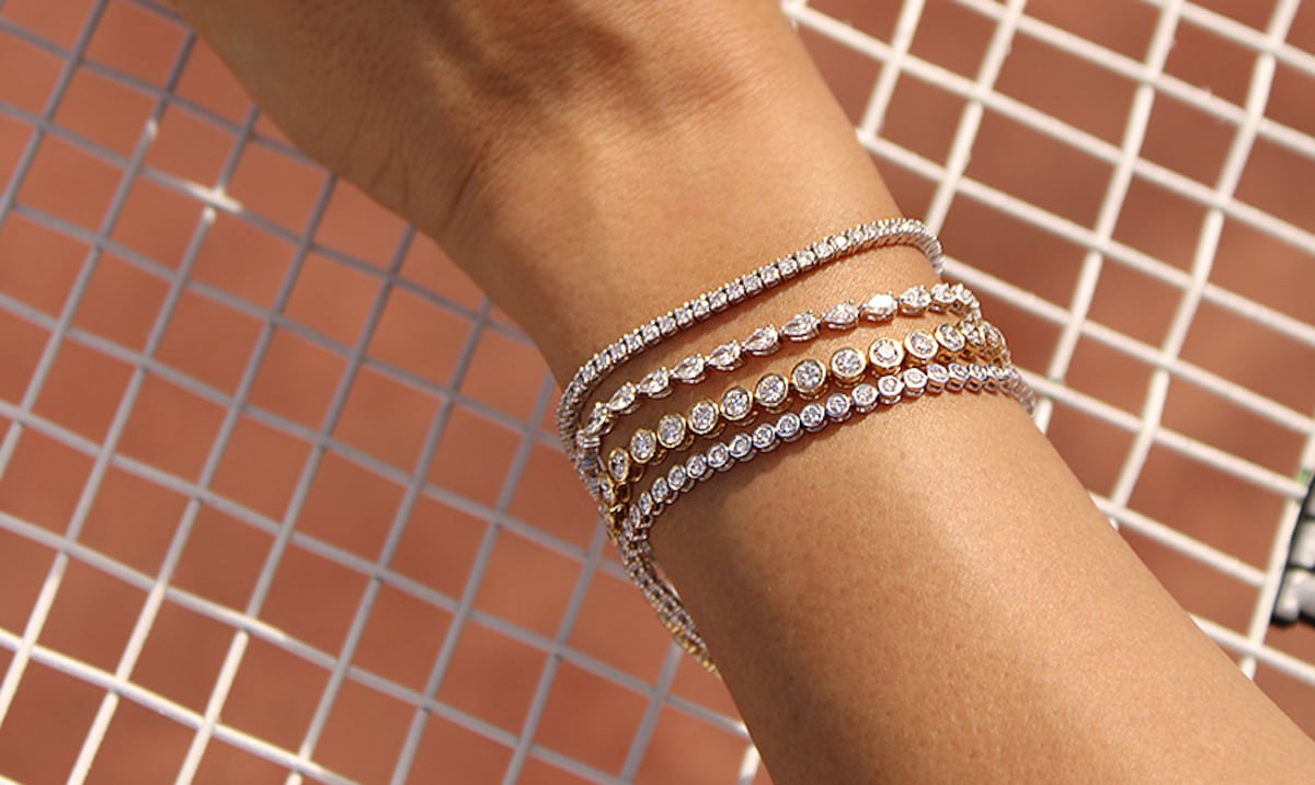 Así fue la brillante historia del “tennis bracelet”