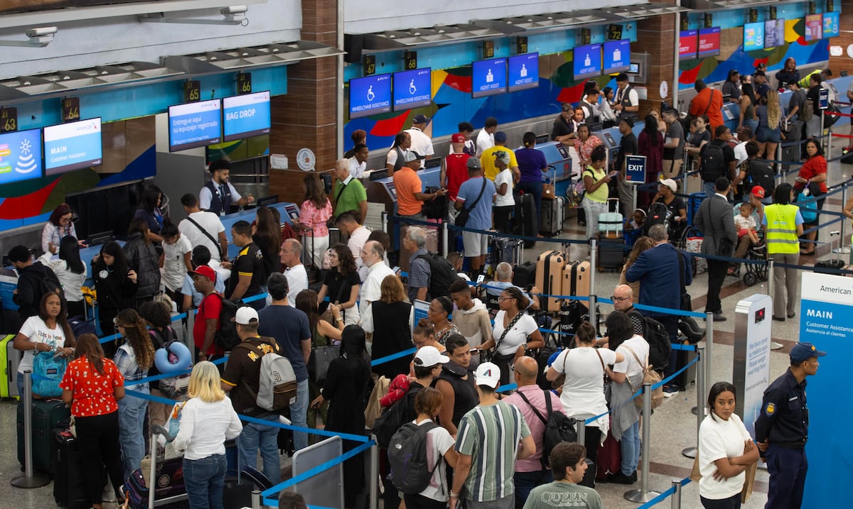 Apagón eléctrico afecta el Aeropuerto Internacional de Las Américas en Santo Domingo