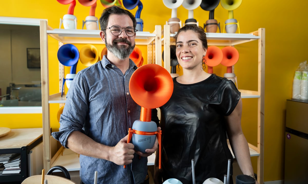 Cornetta: diseño puertorriqueño que revive el sonido de otra época