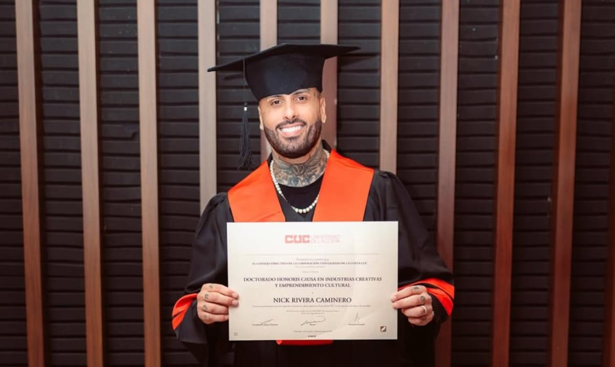 Nicky Jam recibe un doctorado honoris causa en Colombia