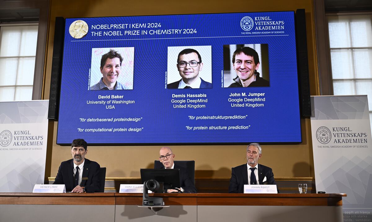 El premio Nobel de Química reconoce a tres científicos por su trabajo sobre proteínas