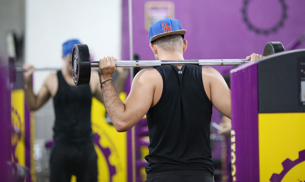 De madrugada en el gimnasio