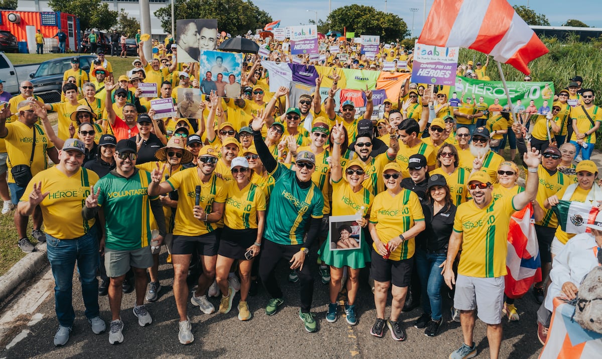 Víctor Manuelle caminó por su héroe y se logró superar la cifra en recaudos para ayudar a pacientes de alzhéimer