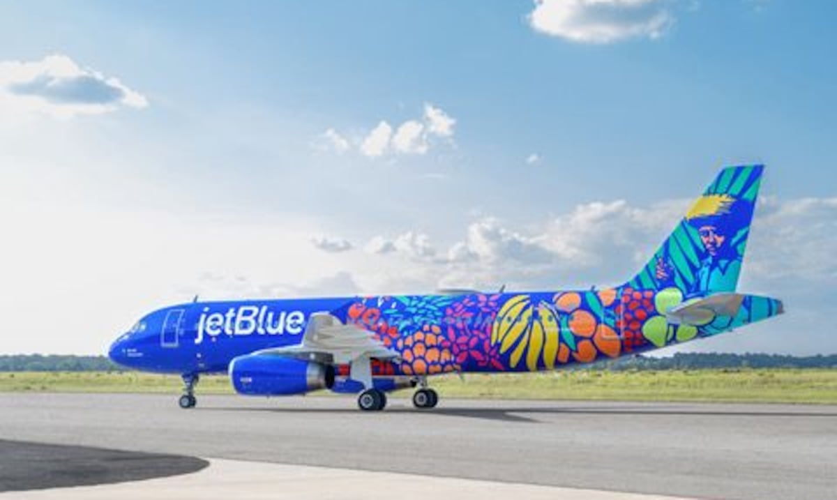 “Isla del Bluencanto”: así es el segundo avión de JetBlue inspirado en Puerto Rico