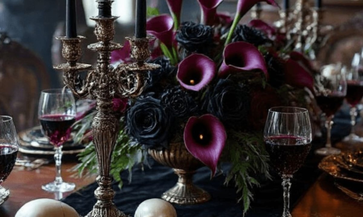 Ni brujas ni calabazas: la tendencia gótica para la decoración de Halloween