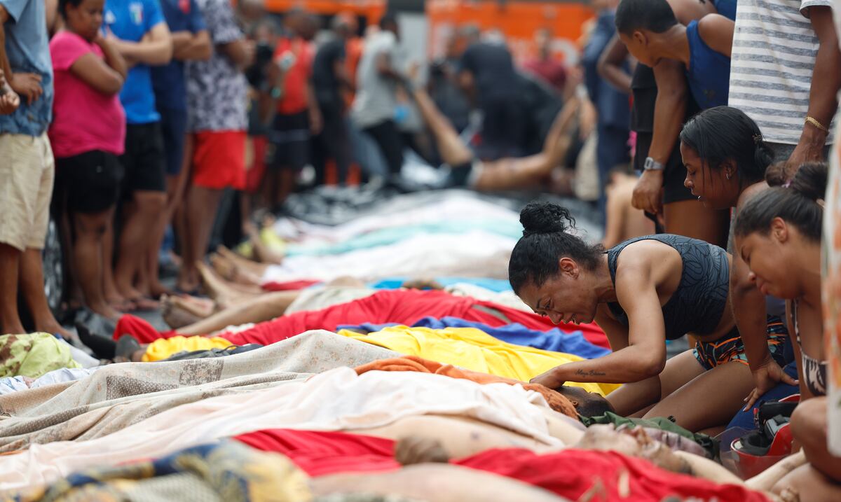 Megaoperativo policiaco en Río de Janeiro deja un centenar de muertos