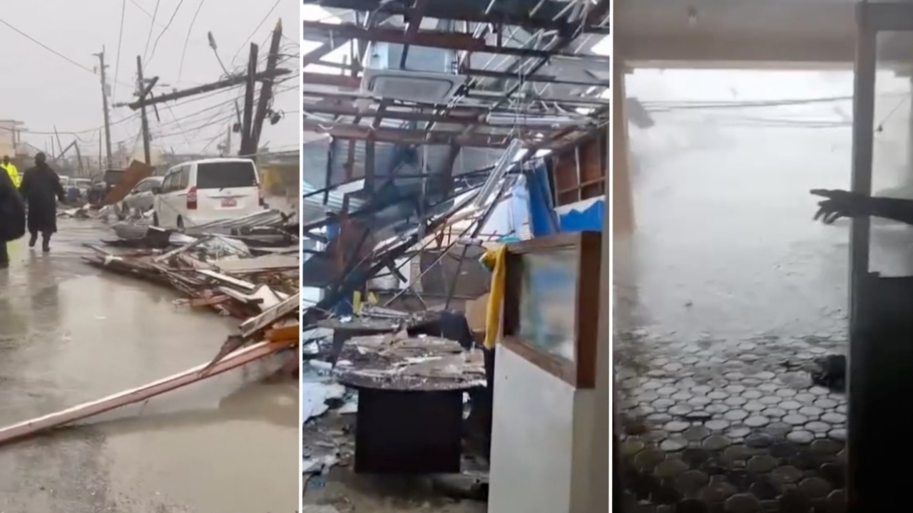 Huracán Melissa: así se vieron y escucharon las terribles ráfagas en Jamaica