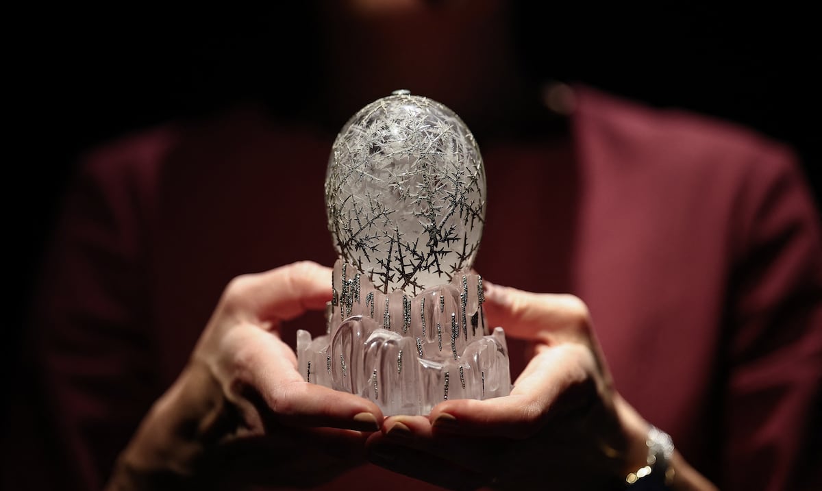 Bate récord en subasta: el Huevo de Invierno de Fabergé se vende por $30 millones