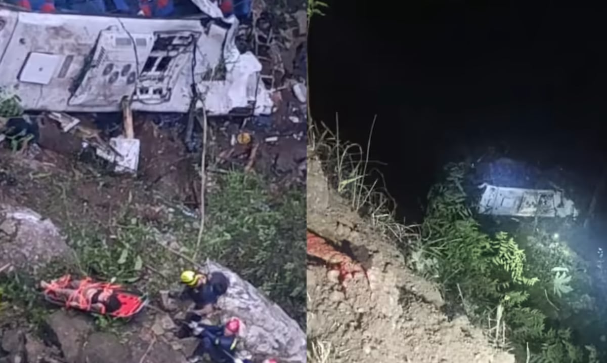 Aumenta a 16 el número de muertos en accidente de autobús con estudiantes que se volcó en Colombia