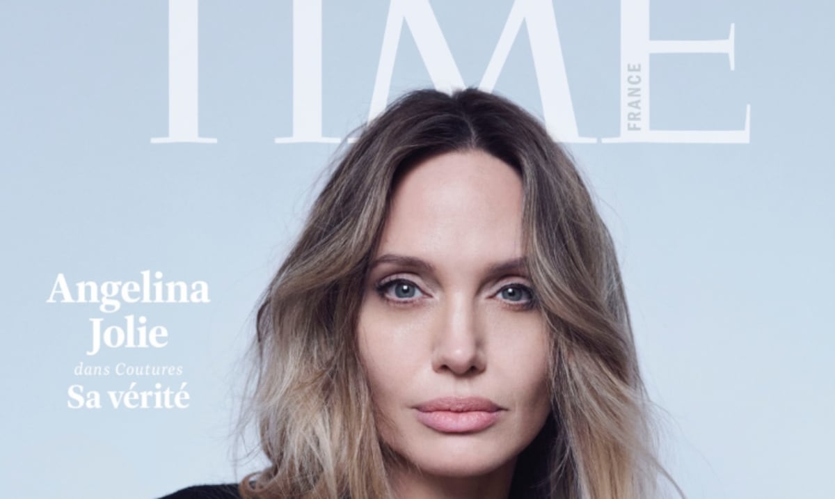 Angelina Jolie muestra cicatriz de su mastectomía en la portada de revista Time