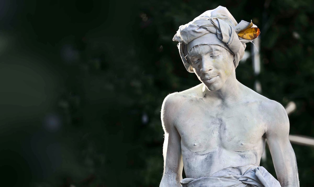 Se despide la “estatua viviente” del Viejo San Juan: “Así culmino 10 años sin parar”