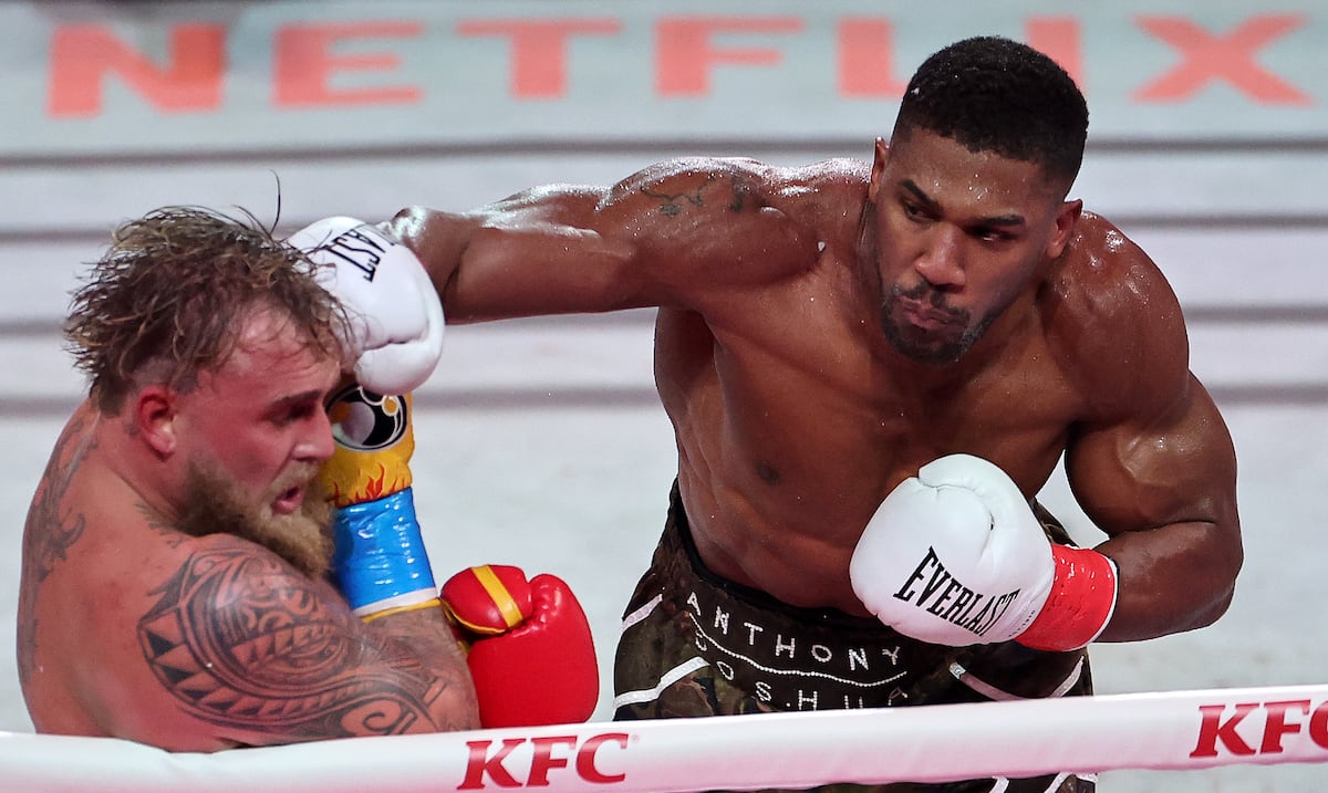El combate entre Anthony Joshua y Jake Paul arrasa en Netflix con 33 millones de espectadores