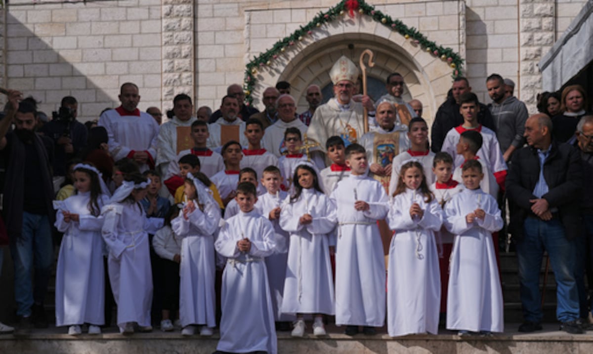 Pequeña comunidad cristiana en Gaza intenta avivar el espíritu navideño