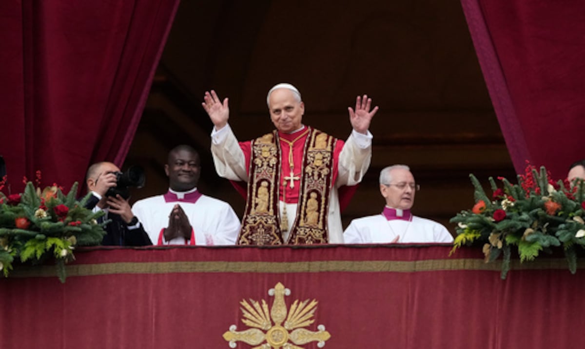 El papa León XIV pide paz para Israel y Palestina en su primer mensaje de Navidad