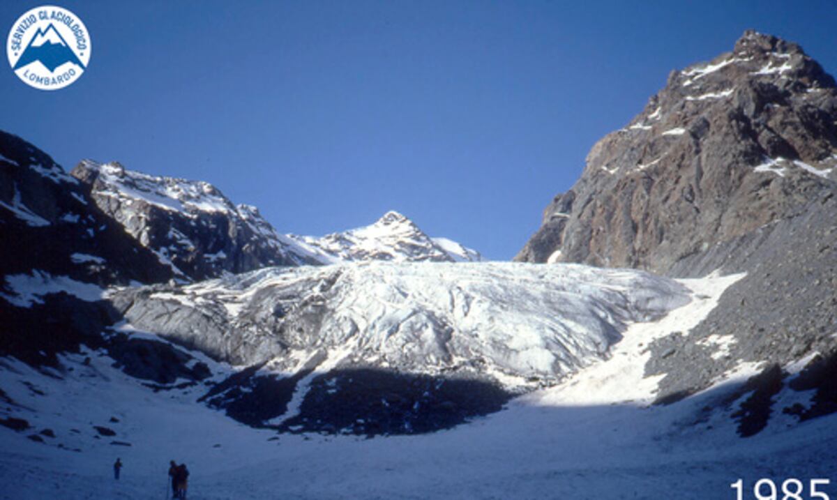 El glaciar Ventina en Italia se ha derretido tanto que solo puede ser monitoreado de forma remota