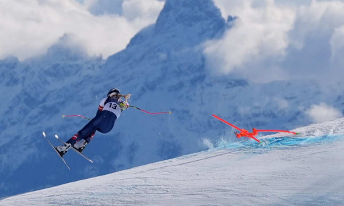 Lindsey Vonn se estrella en el descenso olímpico: fue trasladada en helicóptero