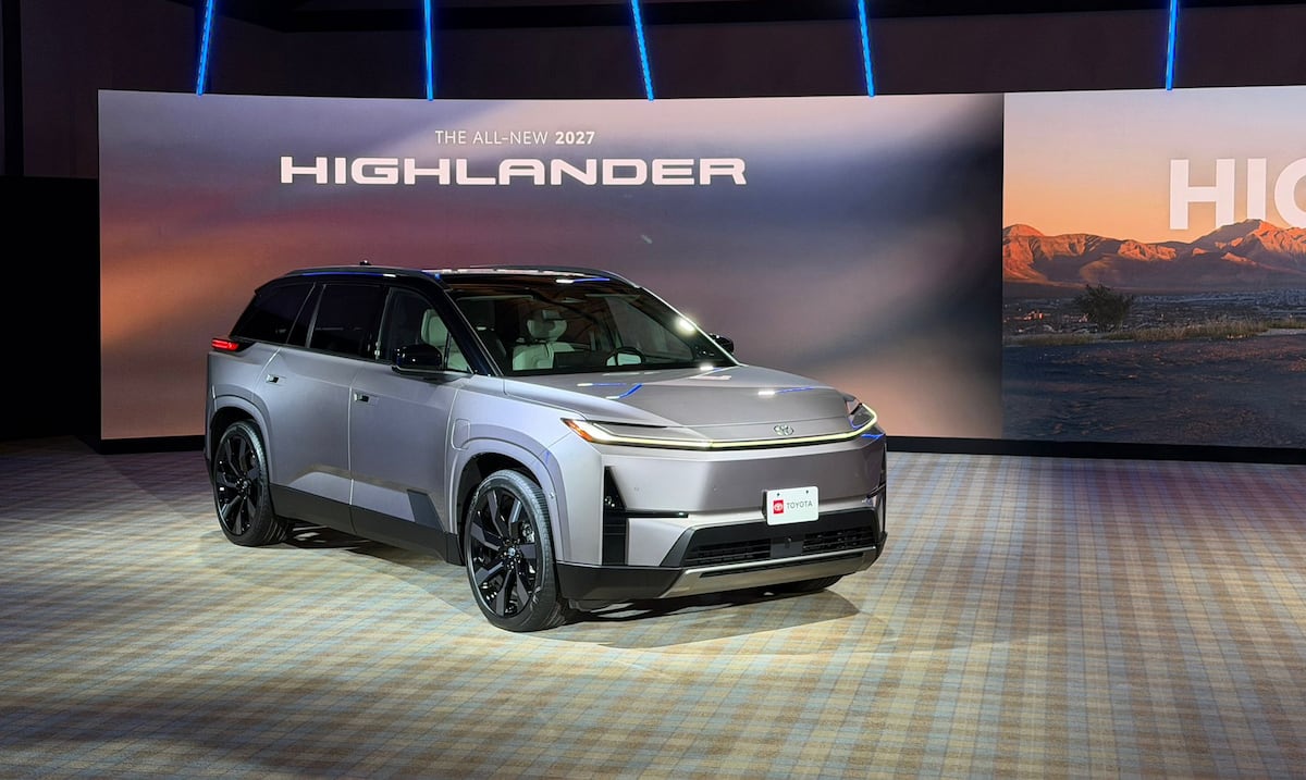 Toyota presenta la nueva Highlander 2027: 100% eléctrica, robusta y sofisticada