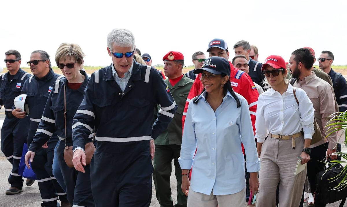 Delcy Rodríguez dice sentirse “muy contenta” por la cooperación entre Venezuela y Estados Unidos