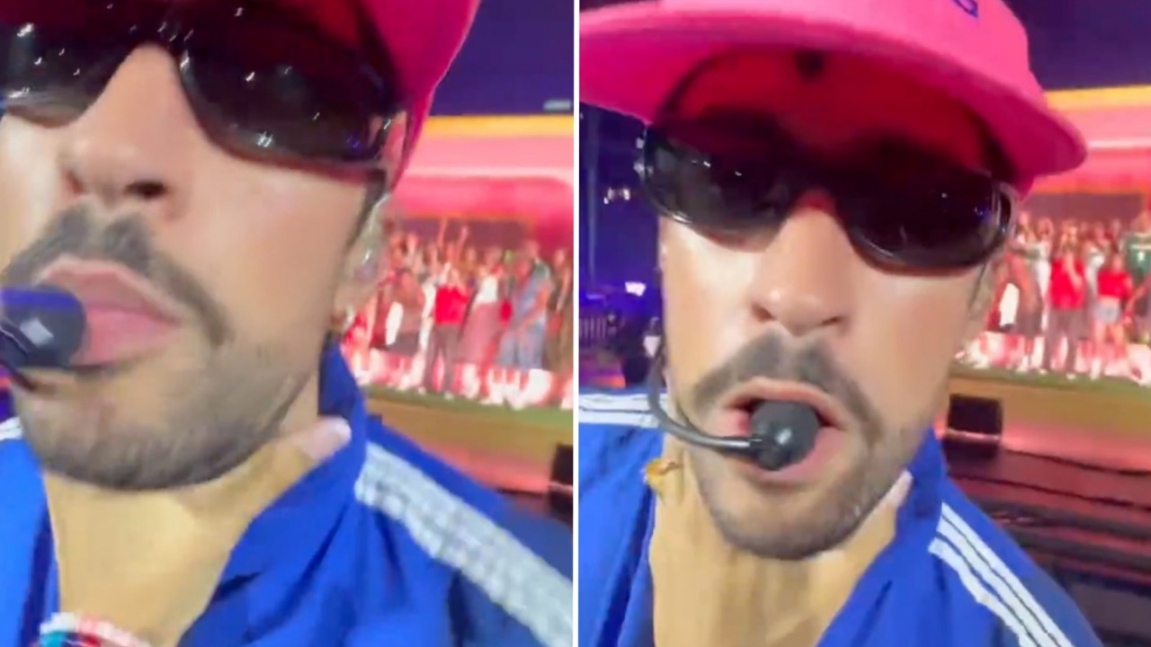 Fanática agarra por el cuello a Bad Bunny: mira lo que hizo después