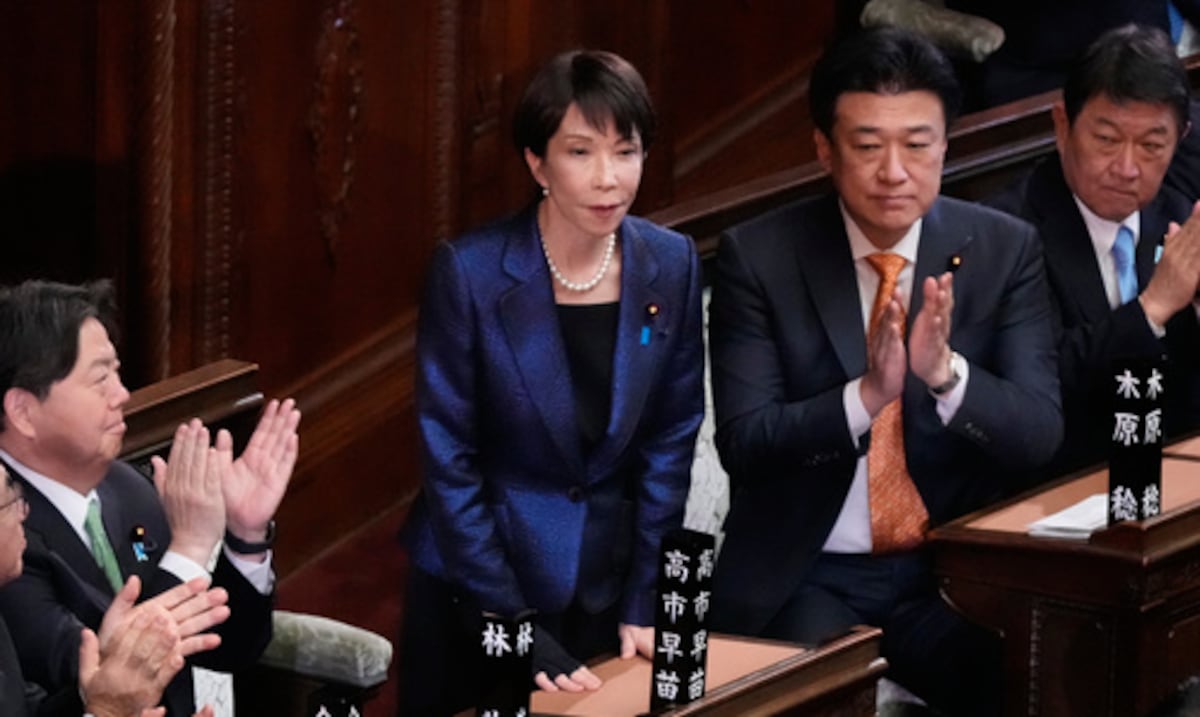 Sanae Takaichi es reelegida como primera ministra de Japón