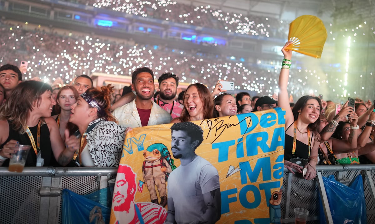 “Si decimos las palabras mágicas, Benito viene”: así se presentó Bad Bunny por primera vez en Brasil