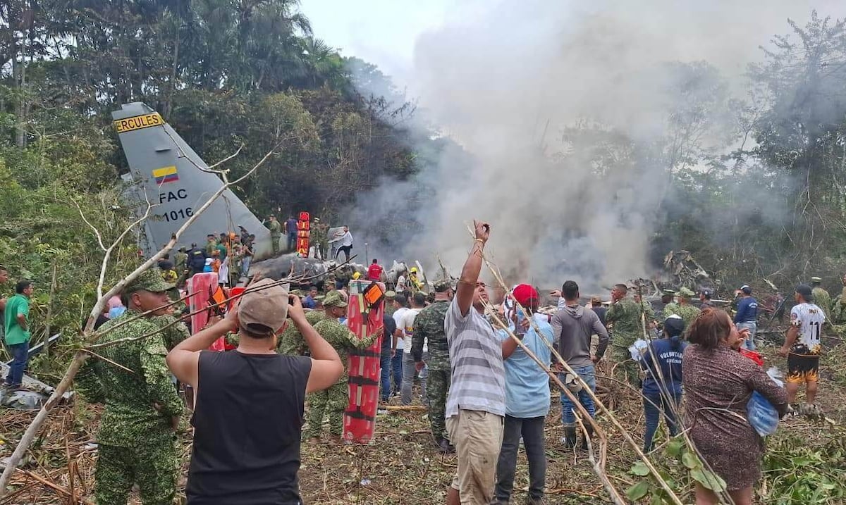 Suben a 69 los muertos tras accidente aéreo en Colombia abriendo debate sobre el estado de avión donado por Estados Unidos