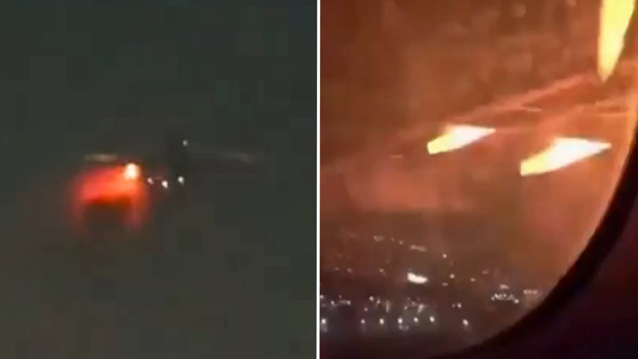Captado en video: motor de avión explota en pleno despegue