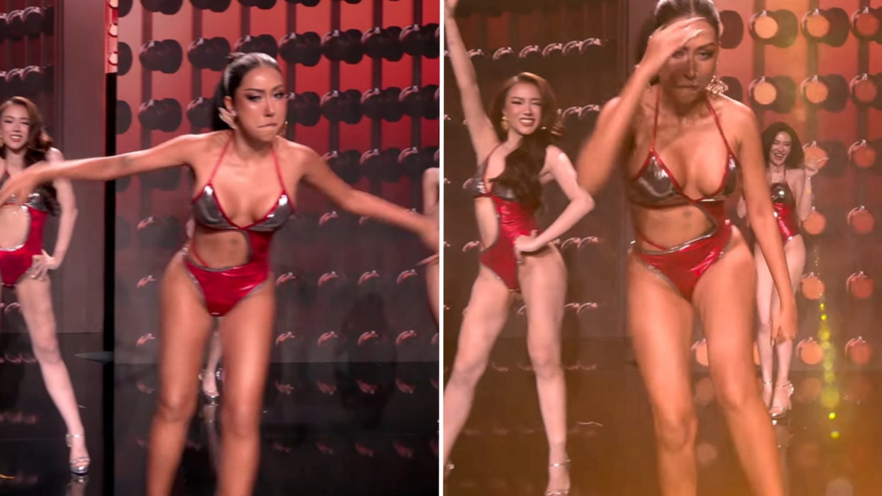 Concursante se roba el show con extraño baile en concurso de belleza