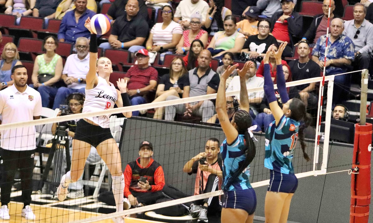 Leonas se imponen en tres parciales e igualan semifinal contra Caguas