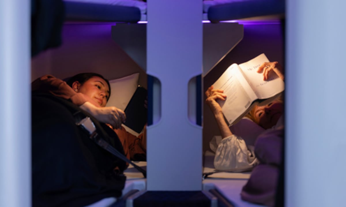 ¿Dormirías en una litera en pleno vuelo? Esta aerolínea lo hará posible