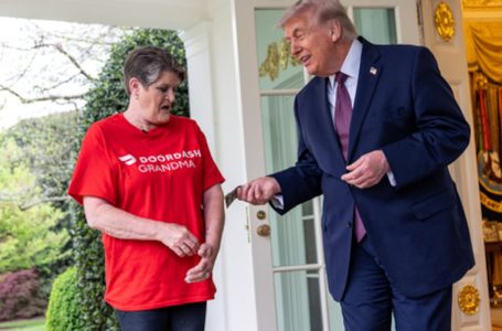 ¿Cuánto fue? Esta es la propina que Donald Trump dio a una conductora de DoorDash  que le llevó McDonald’s a la Casa Blanca