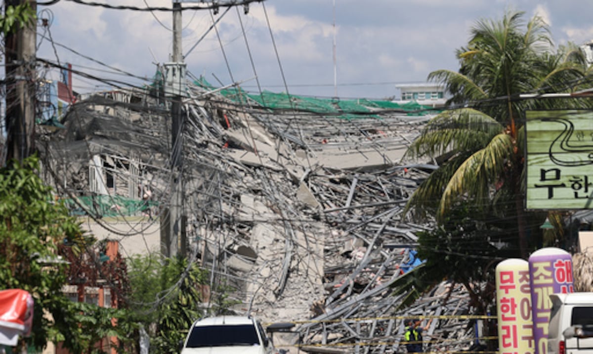 Tragedia en Filipinas: edificio en construcción se derrumba y deja 21 desaparecidos