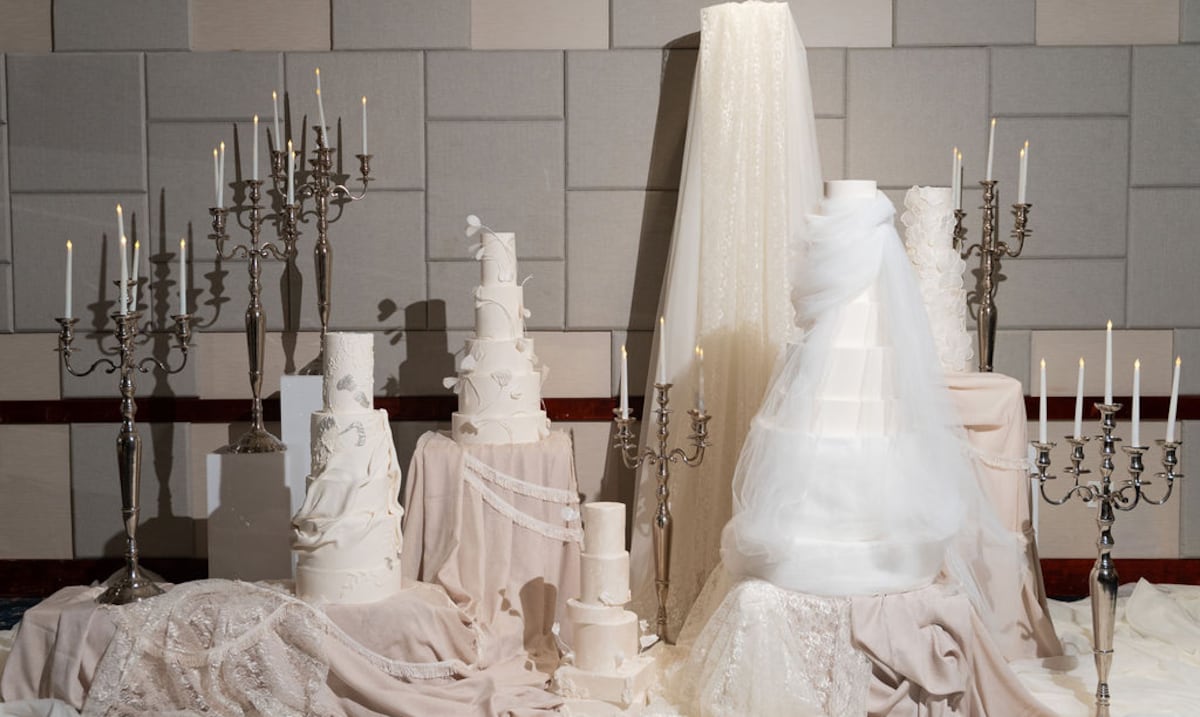 Heidi Viera transforma la alta costura en arte comestible con su colección de bodas “ICONS”
