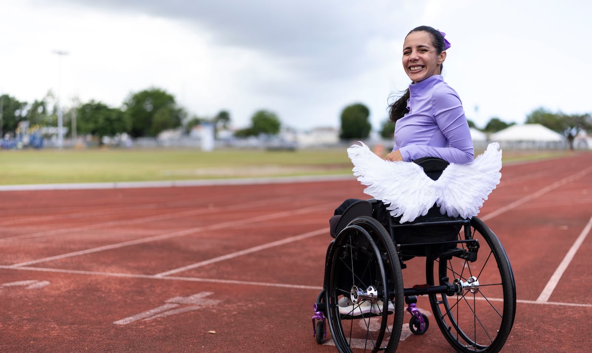 Inspiración en silla de ruedas: “La Chica de las Alas” va rumbo a un récord Guinness en Puerto Rico