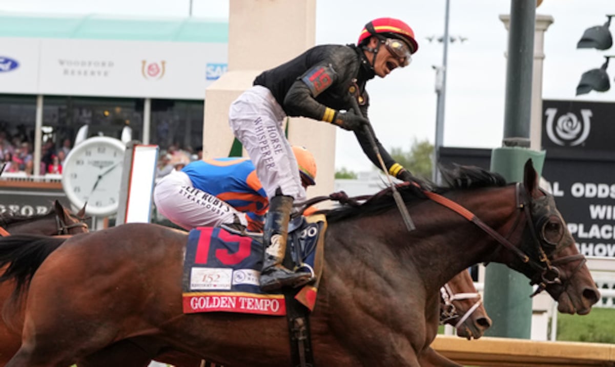 Golden Tempo saldrá por fuera y Renegade por el centro en el Belmont Stakes