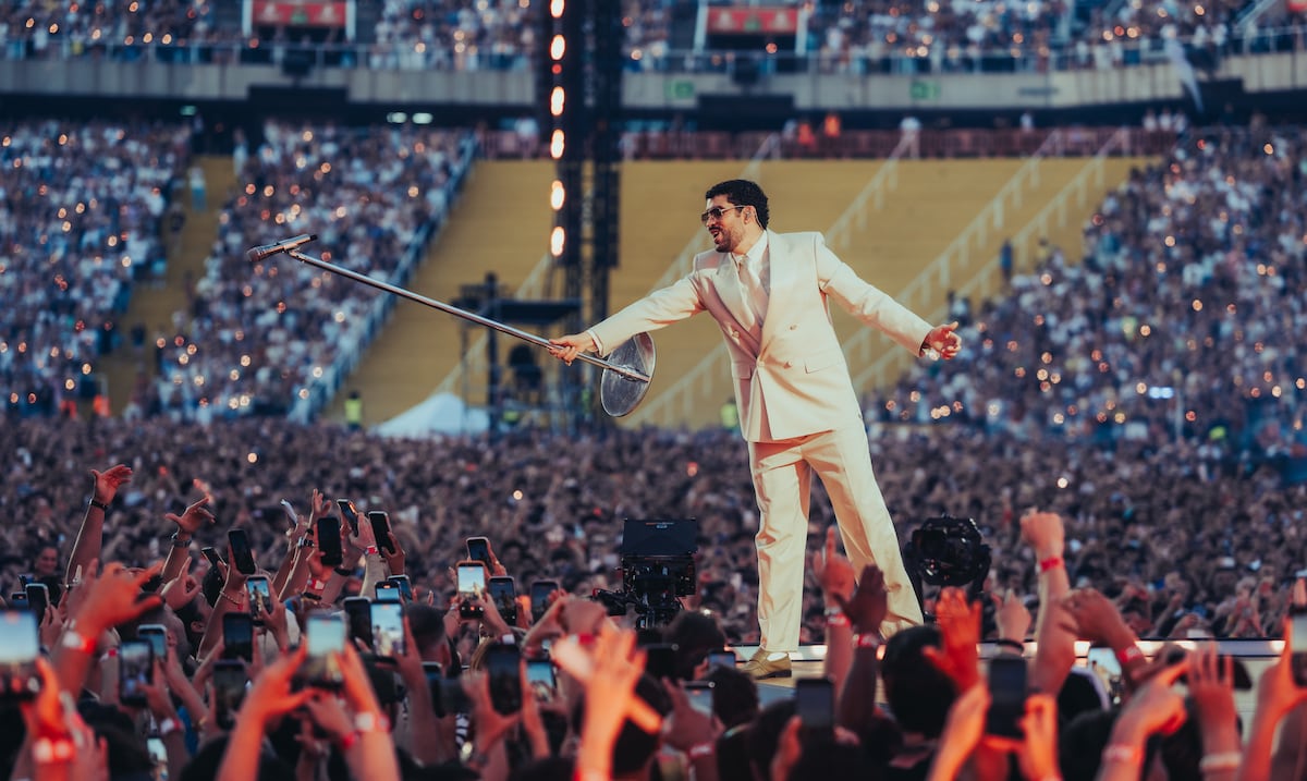 Así va la impresionante gira mundial de Bad Bunny en Europa