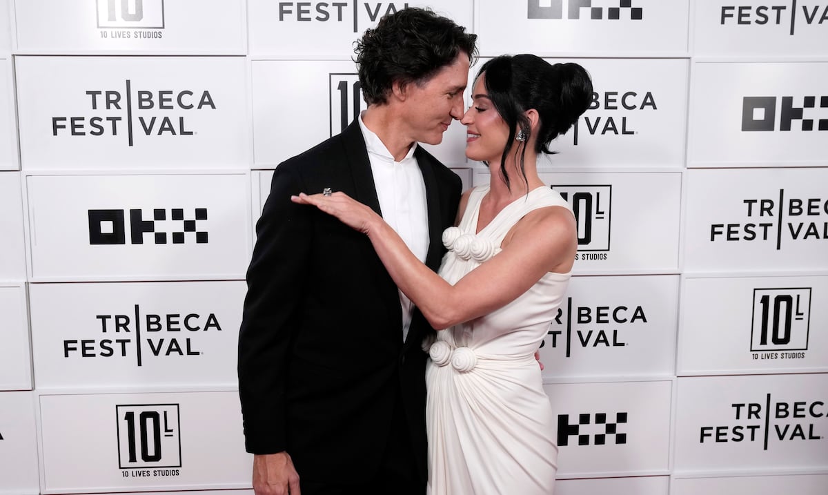 ¡Qué viva el amor! Katy Perry debuta en la alfombra roja con Justin Trudeau
