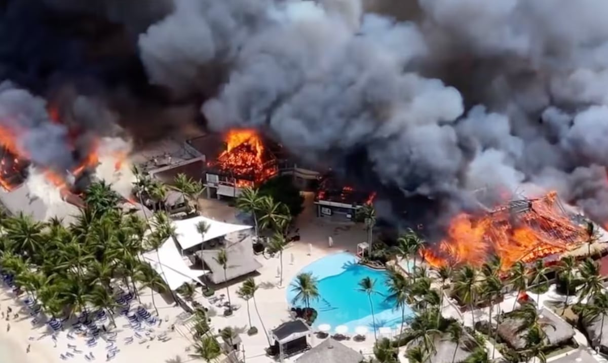“Perdieron absolutamente todo”: impactante relato de turista tras incendio de un hotel en República Dominicana