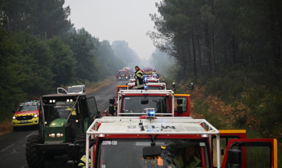 Francia y España continúan luchando contra masivos incendios forestales