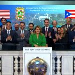 Jenniffer González da el campanazo de apertura en la Bolsa de Nueva York