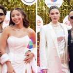 Ángela y Nodal, Marc Anthony y Nadia, y otras parejas que conquistaron la alfombra roja de Premios Juventud