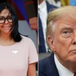 Delcy Rodríguez y Donald Trump, a un día de un histórico encuentro