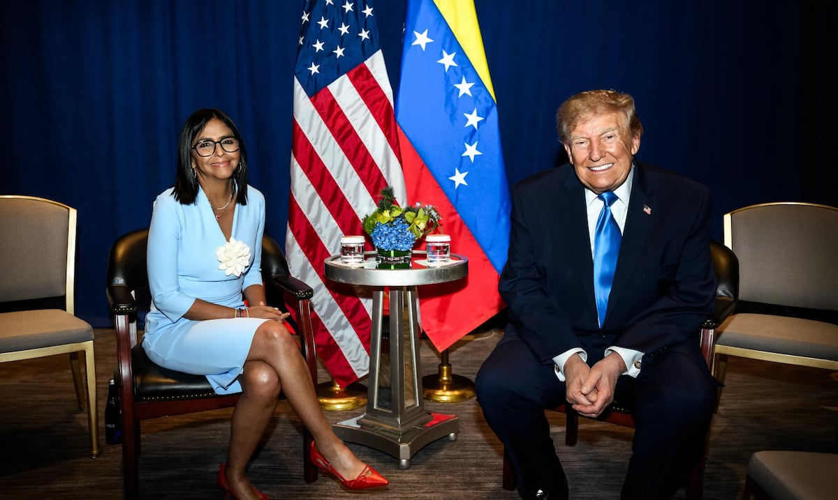 Donald Trump afirma que habló con Delcy Rodríguez sobre elecciones y dice que fue “fantástica”