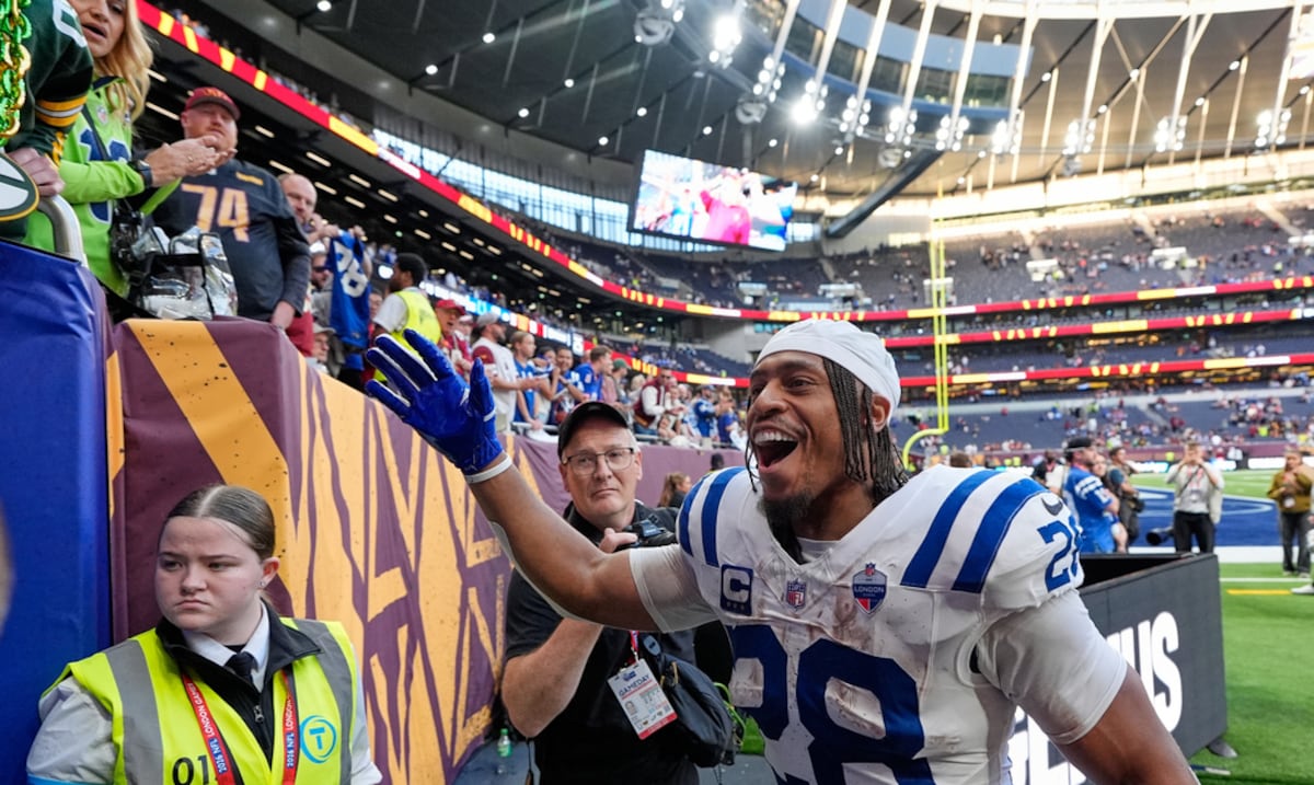 Los Colts conquistan Londres con dos touchdowns de Jonathan Taylor